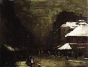 Robert Henri Snow oil on canvas